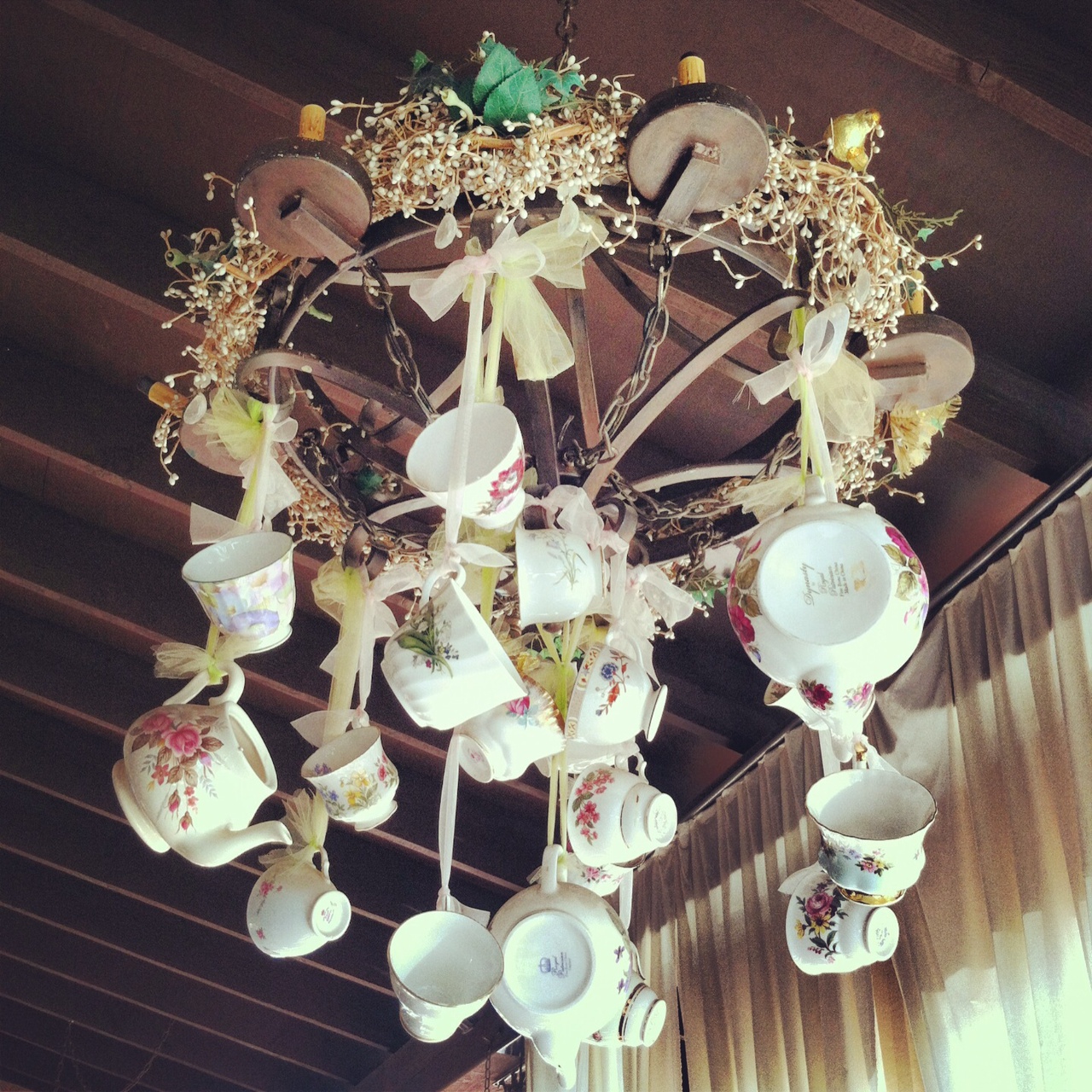 teacup chandelier